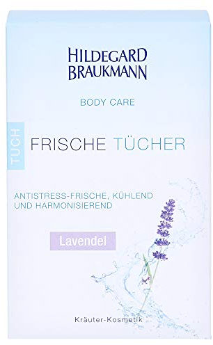Hildegard Braukmann Body Care Frische Tuch Lavendel 10 Stück