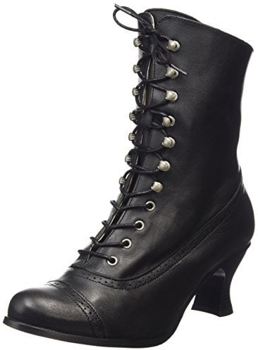 Stockerpoint Damen 4490 Kurzschaft Stiefel, schwarz Nappa