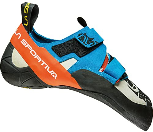 La Sportiva 10TBF Unisex - Bambini Scarpe da Arrampicata, Blue/Flame, 45 EU