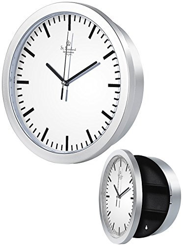 St. Leonhard Uhr mit Geheimfach: Wanduhr mit Geheimfach (Uhr mit Versteck, Geldversteck, Schlüsselkasten)