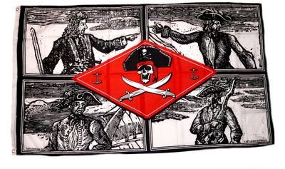 Flagge Fahne Pirat Chief 90 x 150 cm FLAGGENMAE®