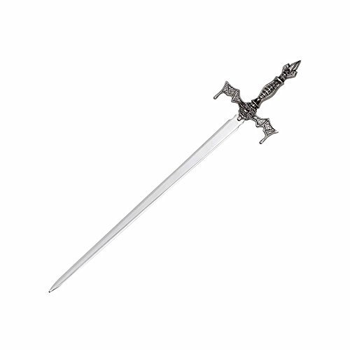 Haller Miniaturschwert Fantasie Brieföffner Mini Schwert 21,5cm, Silber