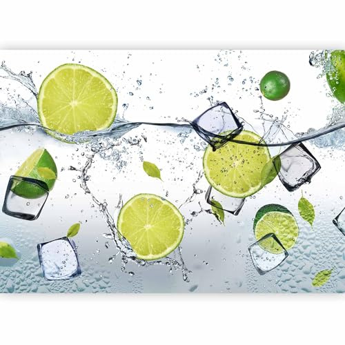 murando - Fototapete Vlies weiß Wasser Eis, 250x175 cm, Schlafzimmer | Full HD Druck, 3D-Effekt, lichtbeständige Farben, ideal fürs Wohn- oder Schlafzimmer, schnelle Montage, lichtbeständig, edel