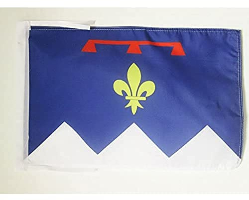 AZ FLAG French Department of Alpes-de-Haute-Provence Flag 45x30 cm Cords | Indoor and outdoor use Department of France 12x18 in decorative flag double stitched seams and reinforced edges with ties