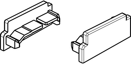 GU Thermostep/Timberstep Endkappe zu Aufsatzschiene P1634, rechts