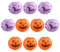Kesote 10x Lampions Halloween Laterne Papier Kürbis Papierlaterne Hängedeko Halloween Party Dekoration (10 Zoll, Kürbis und Fledermaus)