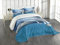 ABAKUHAUS Segelboot Tagesdecke Set, Segeln Nach Gewitterwolken, Set mit Kissenbezug farbfester Digitaldruck, für Einzelbetten 170 x 220 cm, Blau grau Weiß Blau