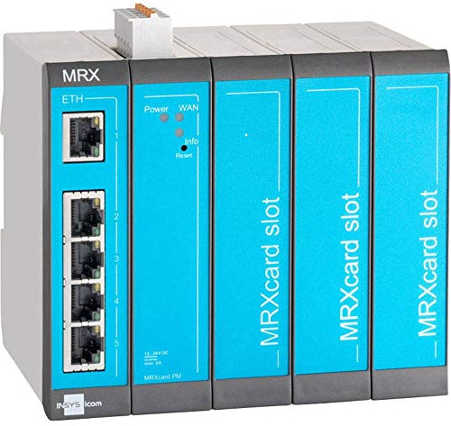 Insys MRX-5 LAN Modularer LAN-Router Ethernet, RS 232, RS 485 12 V/DC, 24 V/DC