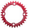 Keenso Fahrradkettenring, Kettenblatt, Fahrrad-Reparaturteile aus Aluminiumlegierung, Mountainbike, 32/34/36/38T BCD 104 (34T-Rot)
