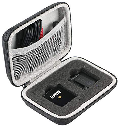 Khanka Hard Travel Case for Rode Wireless GO II/GO 2 Dual Channel Compact Digital Wireless Microphone System