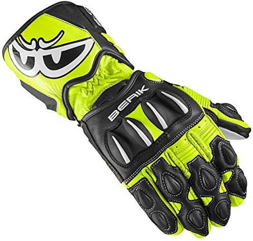 Berik Thunar Evo Motorradhandschuhe, schwarz/gelb, 3XL