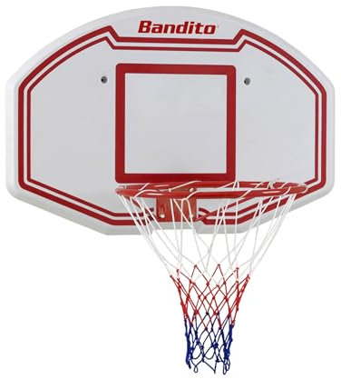Bandito Basketball-Backboard Winner,ideal für Zuhause, wetterfest, robust, Wandgerät, alle Altersgruppen