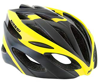 55766var Fahrradhelm Comp, Schwarz/Gelb, Größe 52-58