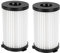 Koticidsin HEPA Filtres 2 pièces, pour Aspirateur VA20, Blanc/Noir