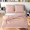 Wolkenfeld Bettwäsche 200x200 rosa - kuschlig weich & bügelfrei - ÖKO-TEX Zertifiziert - 1x Bettbezug + 2X Kissenbezug 80x80 - Winter Bettwäsche