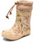 Bisgaard Unisex Kinder Thermo Gummistiefel, Beige Leaves, 35 EU
