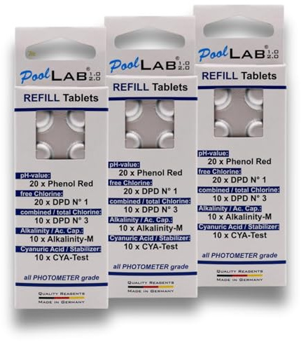 Refill Pack für PoolLAB - MediMuc Edition - Inhalt 210 Tabletten