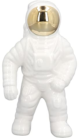BigKing Astronaut Figur Statue, Keramik Space Man Moderne Space Man Vase Skulptur Heimtextilien