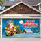 Garagentor-Weihnachtsdekorationen, 2022 Frohe Weihnachten Garage Banner, Weihnachten Garagentor Abdeckung, Outdoor Weihnachten Garagentor Wandbild Outdoor Weihnachtsdekorationen, C, 480 x 210 cm