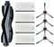 ZYBULSHJT Set di pezzi di ricambio per Yeedi Mop Station 2 in 1 accessorio robot tergicristallo include 1 spazzola principale, 4 spazzole laterali, 4 filtri (9 pezzi)