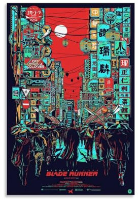 GAGALU Blade Runner Poster, dekoratives Gemälde, Leinwand, Wandposter und Kunstdruck, moderne Familienschlafzimmer-Dekoration, Poster, 30 x 45 cm