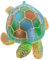 Zerodeko Elegante Schreibtischlampe in Schildkrötenform Lampe Aus Gebeiztem Kunstharz Für Stimmungsvolle Beleuchtung Im Schlafzimmer Und Wohnzimmer