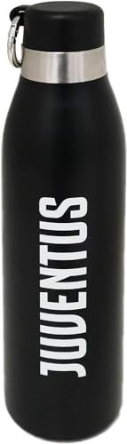 Zeus Party THERMOS BORRACCIA BIANCONERI compatibile con JUVENTUS 500 ML DOPPIA PARETE ISOLANTE IN ACCIAIO INOX JUVE