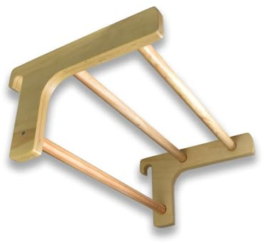 Bituxx Klimmzugstange für Sprossenwand Kletterwand Turnwand Klettergerüst Turngerät bis 120Kg