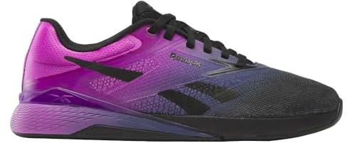 Reebok Women's Nano X5 Trainers, Black Twilight Purple Rave, 6 UK