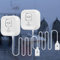 Wassermelder, Wassermelder Wasseralarm 100 dB Lauter Wassersensor Alarm Flut-Detektor Wasserdetektor für Badezimmer, Waschküche, Küche,Keller 2er Pack Kein WiFi
