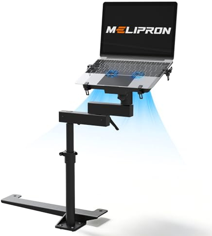 MELIPRON - Laptop holder for Chevrolet Silverado pickup truck passenger seat for laptops up to 17