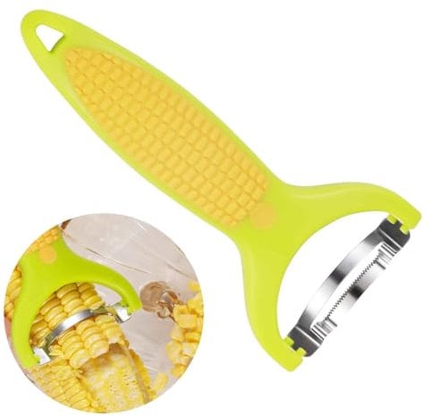 Corn Peeler with Ergonomic Handle, 6.22x2.91 Inch Sweet Corn Cutter Corn Stripper for Corn On The Cob Stainless Steel Fast Corn Kernel Cutter Tool Fast Corn Kernel Cutter Tool