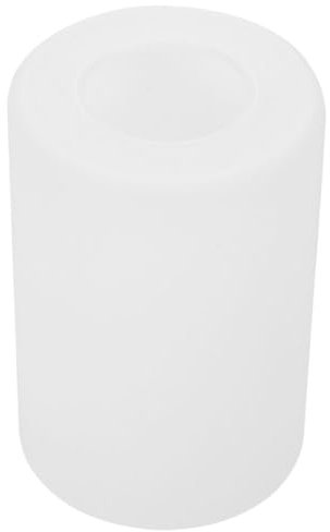 UKCOCO Pantalla De Vidrio Escarchado: Pantalla De Lámpara De Lechoso Vidrio Cilíndrica Para Lámpara Colgante,apliques,E27
