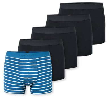 Schiesser Herren 5 PACK Boxershorts Bio Baumwolle Multipack - 95/5 Organic