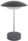 GLOBO LIGHTING Tischlampe Touchdimmer Leselampe LED Tischleuchte höhenverstellbar Nachttischlampe anthrazit, 1W 40lm warmweiß, DxH 18 x 26 cm