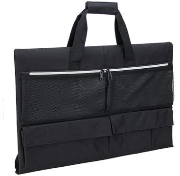 Mauedest Voyage pour ordinateur de bureau de 24 avec poignée de transport et housse de protection pour moniteur noir