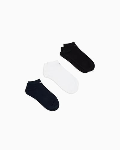 Emporio Armani Men's Casual Cotton 3-pack Sneaker Socks 3-PACK SNEAKER SOCKS