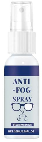 Spray Plus Limpiador De Lentes, Pulverización De Lente Anti-Bebida - Defoggers De Larga Duración E Impermeables 20 Ml | Solución De Despegue Profesional, Para Mujeres, Hombres