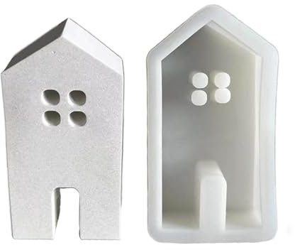 Saiyana Hausform Kerze Schimmel Harz Zemente Ton Gips Gussform Schimmel Tisch Wohndekoration Silikonform Für Enthusiasten