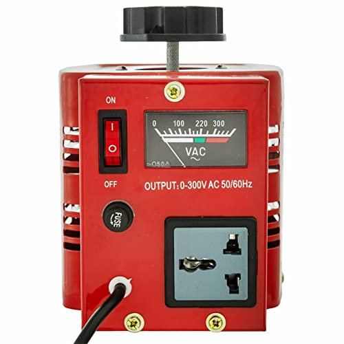 Transformador variable Variac, regulador de voltaje CA, convertidor de transformador de 500 VA a 3000 VA, bobina de cobre incorporada para fuente de alimentación, duradero, versátil y de amplia gama
