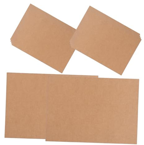 GRIRIW Kraftpapier Buchbinderpappe für Buchbindung A4 10 Stück Vintage