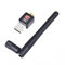 NUOBESTY USB Wireless Wifi Dongle Adapter Compact Wireless USB Adapter for Wifi Receiver with CD Supports Security for Laptops and Desktops