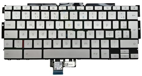 OZYLLDZ Brazil fit PO Backlit Keyboard for HP for Elite for Chromebook for C1030 Keyboards sliver keys Laptop parts