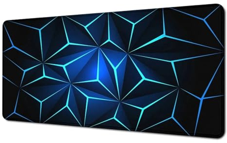 Tappetino for mouse geometrico grande Tappetino for scrivania for computer Accessori for tastiera for PC(2,30x60-With Edg)