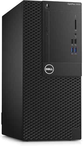 Dell Optiplex 3050 Mini Tower Desktop, Intel Core i7-7700T, 16 GB di RAM, SSD da 256 GB, Wi-FI, Bluetooth, tastiera QWERTY US, Windows 11 Pro (ricondizionato)