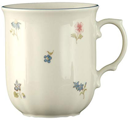 Seltmann Weiden 001.300419 Marieluise Streublume Becher mit Henkel 0,27 L, Porzellan, Bunt