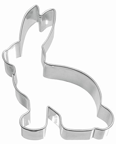 Ausstechform Hase sitzend 7cm, Weißblech, Osterhase, Ausstecher Ostern