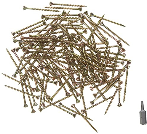 suki 125 Stück Dielenschraube 3,2 x 40 mm passiviert TX10, 6177909