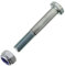 Sechskantschraube M12x70 M12 x 70mm DIN 931/10.9 verzinkt inkl. selbsts. Mutter