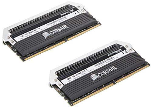 Corsair CMD16GX4M2B3200C16 Dominator Platinum Kit di Memoria per Desktop a Elevate Prestazioni, DDR4 16 GB, 3200 MHz, 2 x 8 GB, Nero